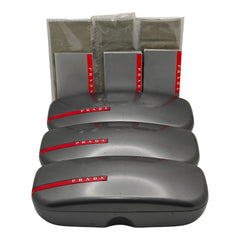 Prada Eyewear Cases Grey - Set of 3 - Authentic Designer Accessories