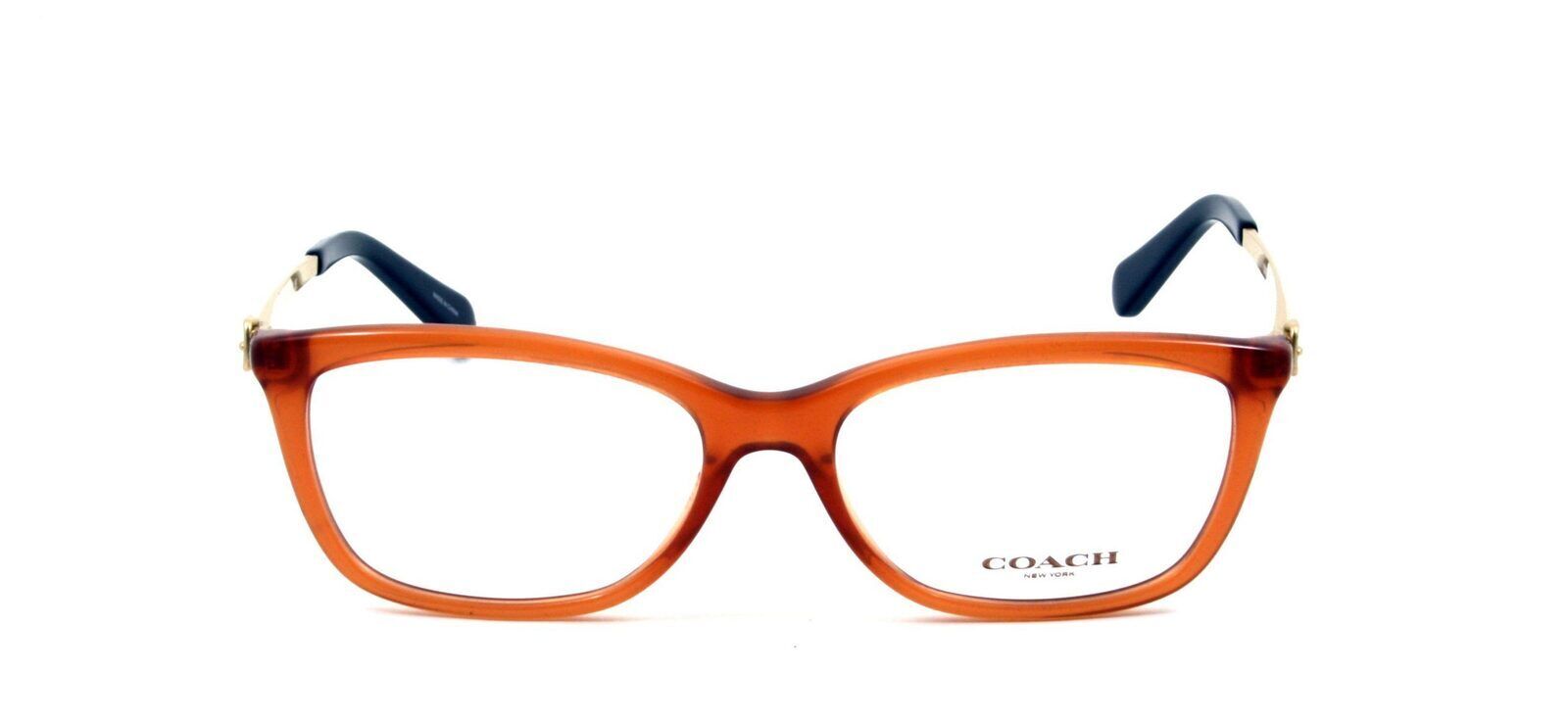 Coach HC 6114 Eyeglasses 53-16-140 Amber w/Demo Clear Lens 5502 HC6114