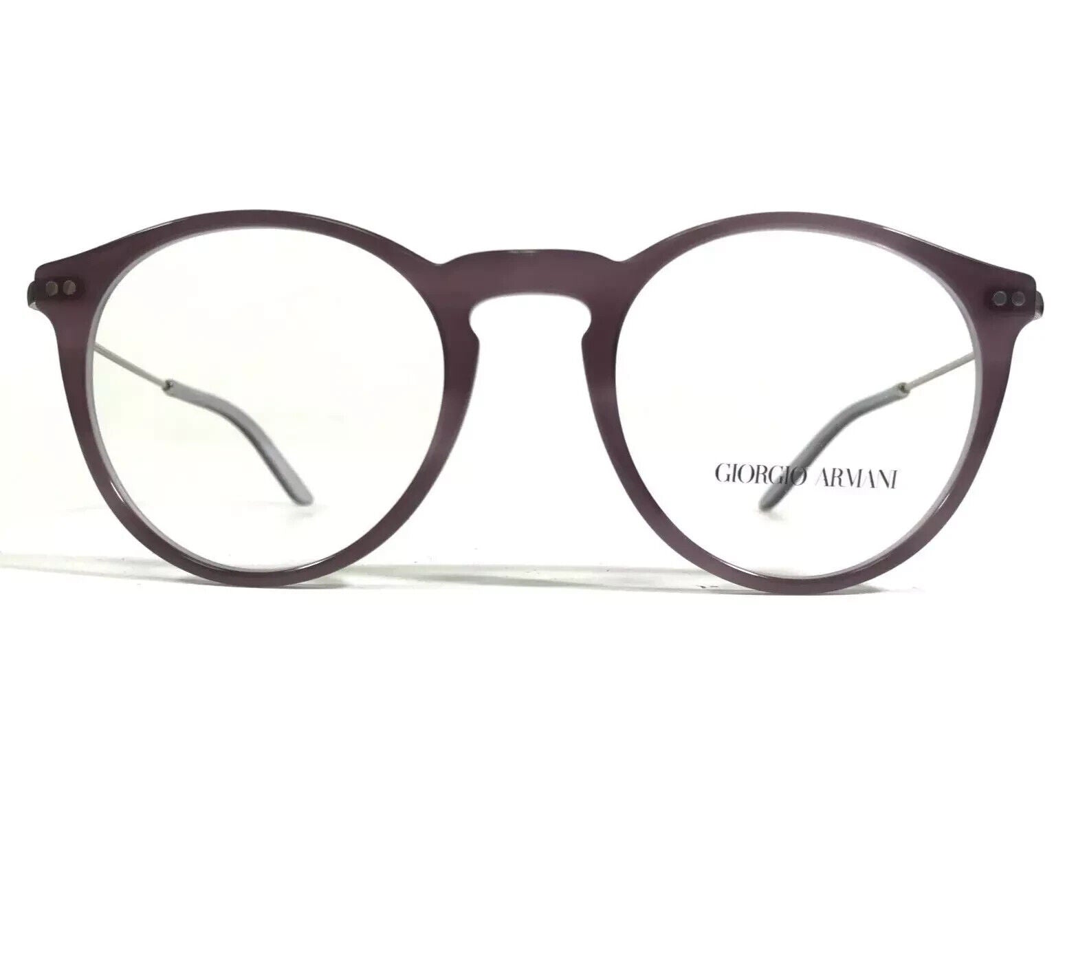 Giorgio Armani AR 7161 5689 Eyeglasses Frames Purple Silver Round 50-20-145