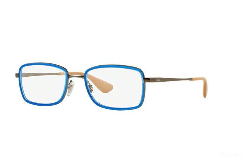 Ray Ban RX6336 Eyeglasses 51-18-140 Matte Blue w/Demo Lens 2620 RB6336 RB 6336