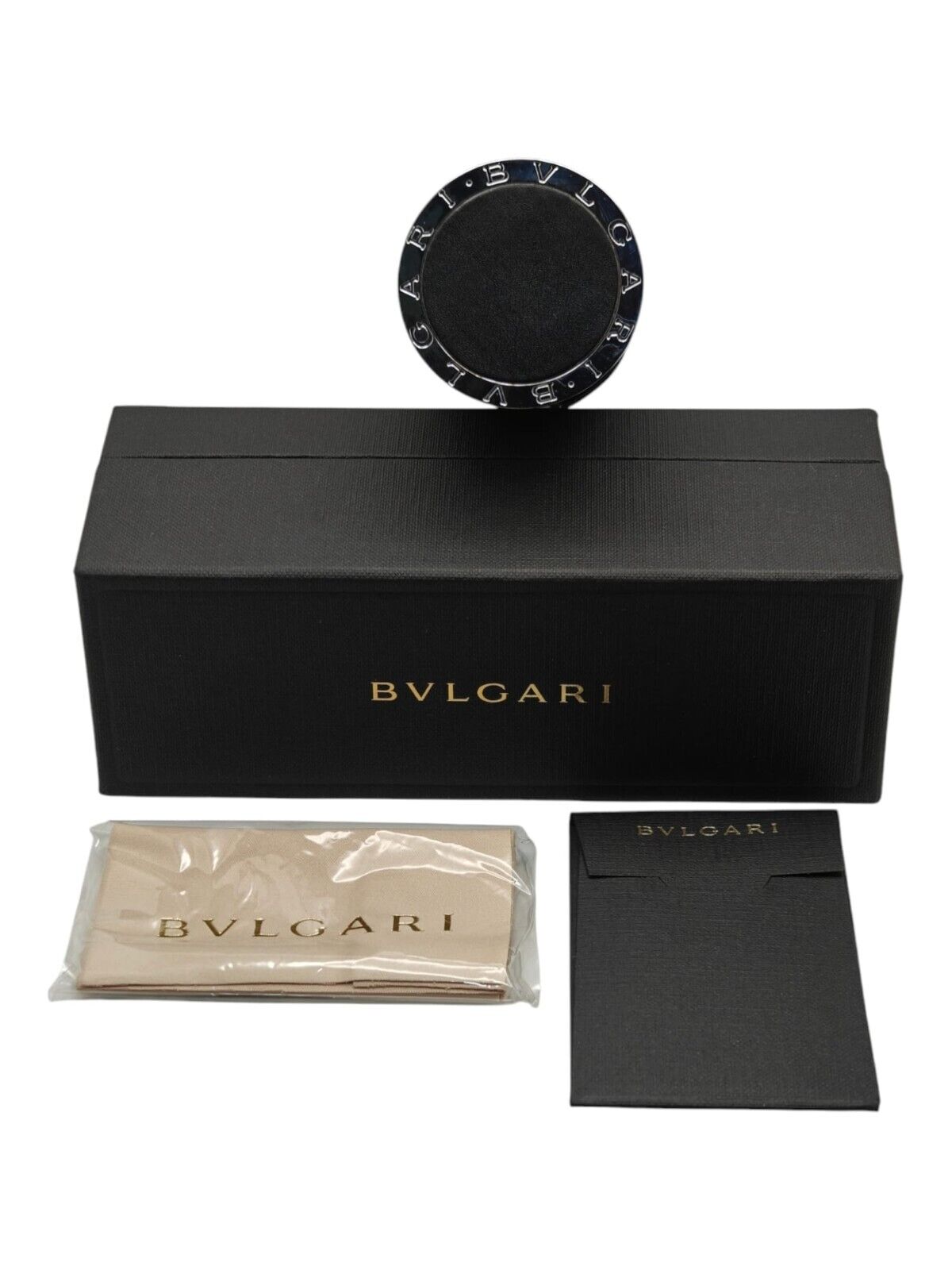 Bvlgari Black Cylinder Hard Case - Authentic Designer Accessory
