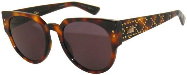 DIOR LadyDiorStuds3 52-21-140 DarkHavana w/Violet Lenses 086UR Lady Studs