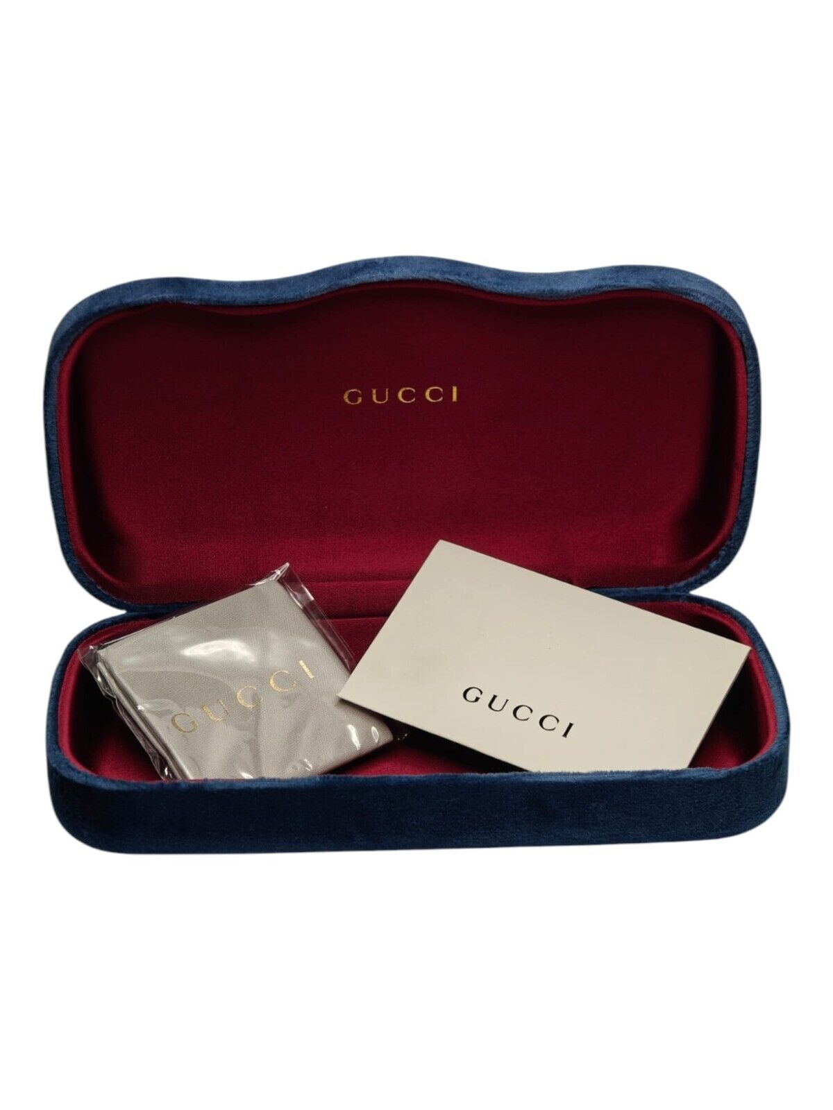 Gucci Blue Eyewear Case - Authentic Designer Accessory