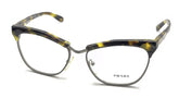 Prada VPR 14S UBN-101 Tortoise Brown Yellow Cat Eyeglasses Frames 55-16 140