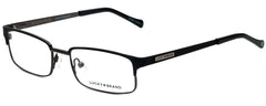 Lucky Brand D801 Eyeglasses 49-16-130 Black w/Demo Clear Lens D 801