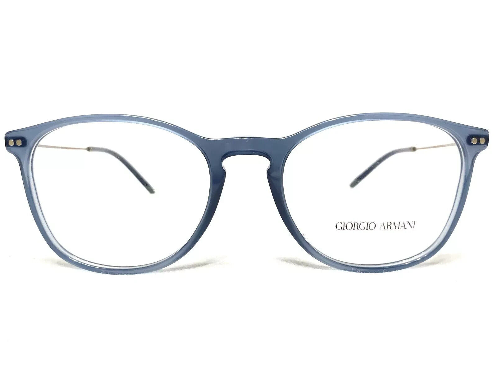Giorgio Armani AR7160 5680 Mens Opal Green Round Eyeglasses 51-19-145