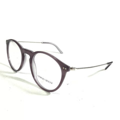 Giorgio Armani AR 7161 5689 Eyeglasses Frames Purple Silver Round 50-20-145