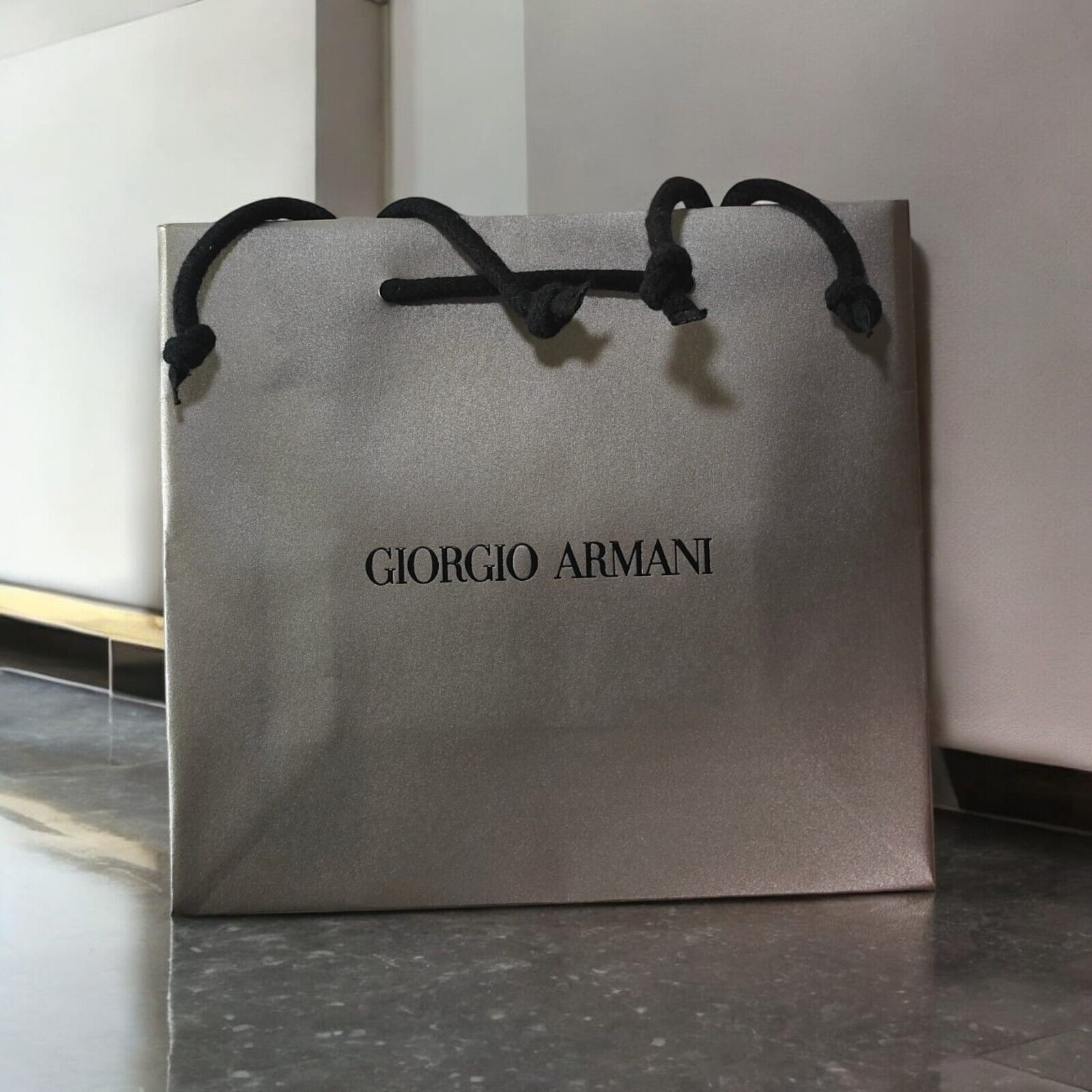 Giorgio Armani Shopping Bag 8.5 x 8 - Brand New, Authentic