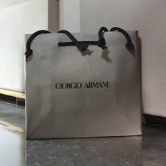 Giorgio Armani Shopping Bag 8.5 x 8 - Brand New, Authentic