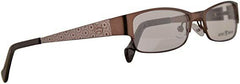 Lucky Brand Groovy Eyeglasses 50-16-130 Brown Metal w/Demo Clear Lens