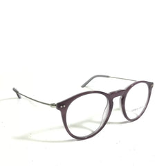 Giorgio Armani AR 7161 5689 Eyeglasses Frames Purple Silver Round 50-20-145