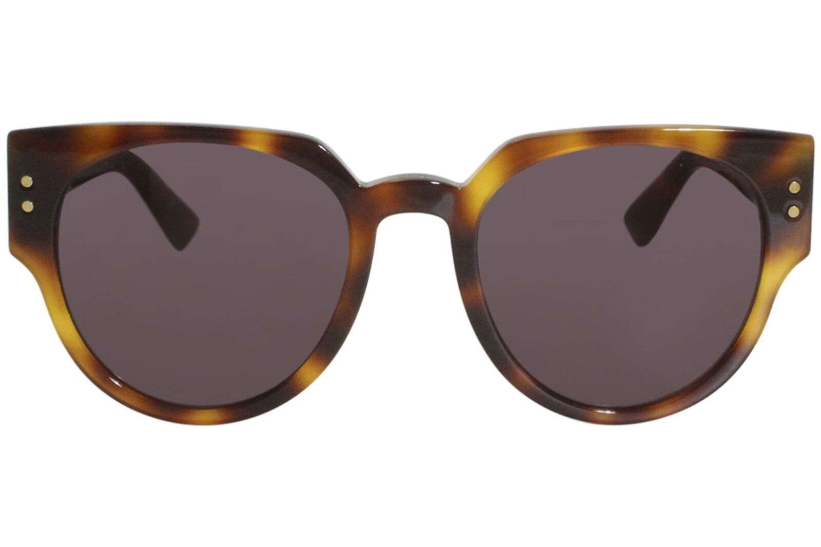 NEW Christian Dior LadyDiorStuds3 Sunglasses - Dark Havana/Red 086UR - 52-21-140