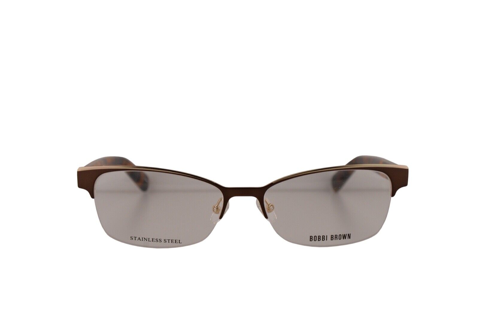 Bobbi Brown The Baxter Eyeglasses Brown-Havana w/Demo Clear Lens 4IN 53mm