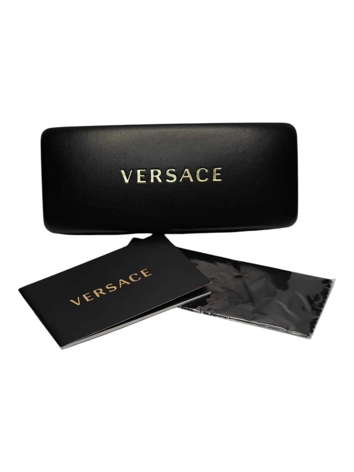Versace Black Eyewear Case - Authentic Designer Accessory