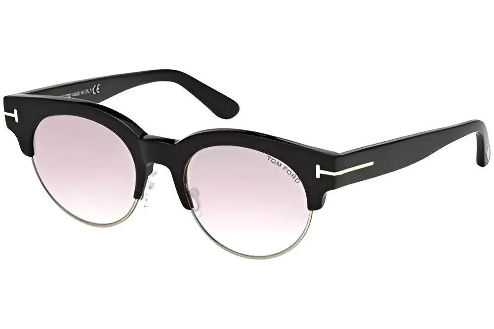 Tom Ford Sunglasses - Henri FT0598 01Z - Mirrored/Black 52-19-145 - Authentic