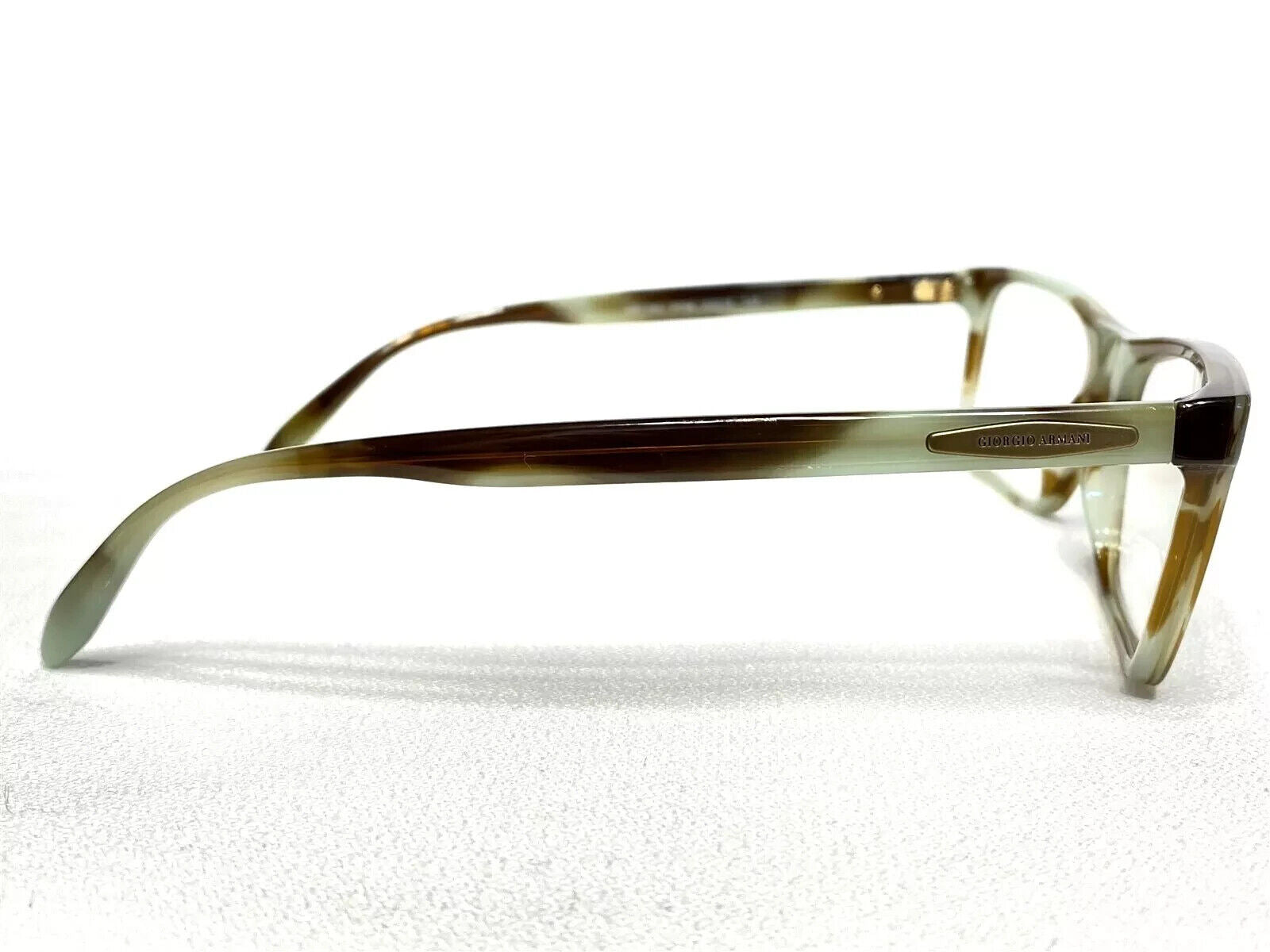 Giorgio Armani AR7163 5708 Mens Striped Green Modern Eyeglasses 53-18-145