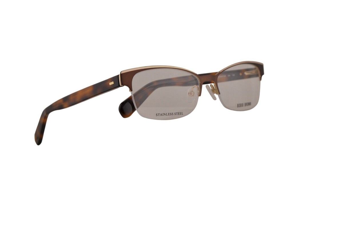 Bobbi Brown The Baxter Eyeglasses Brown-Havana w/Demo Clear Lens 4IN 53mm