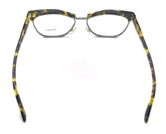 Prada VPR 14S UBN-101 Tortoise Brown Yellow Cat Eyeglasses Frames 55-16 140