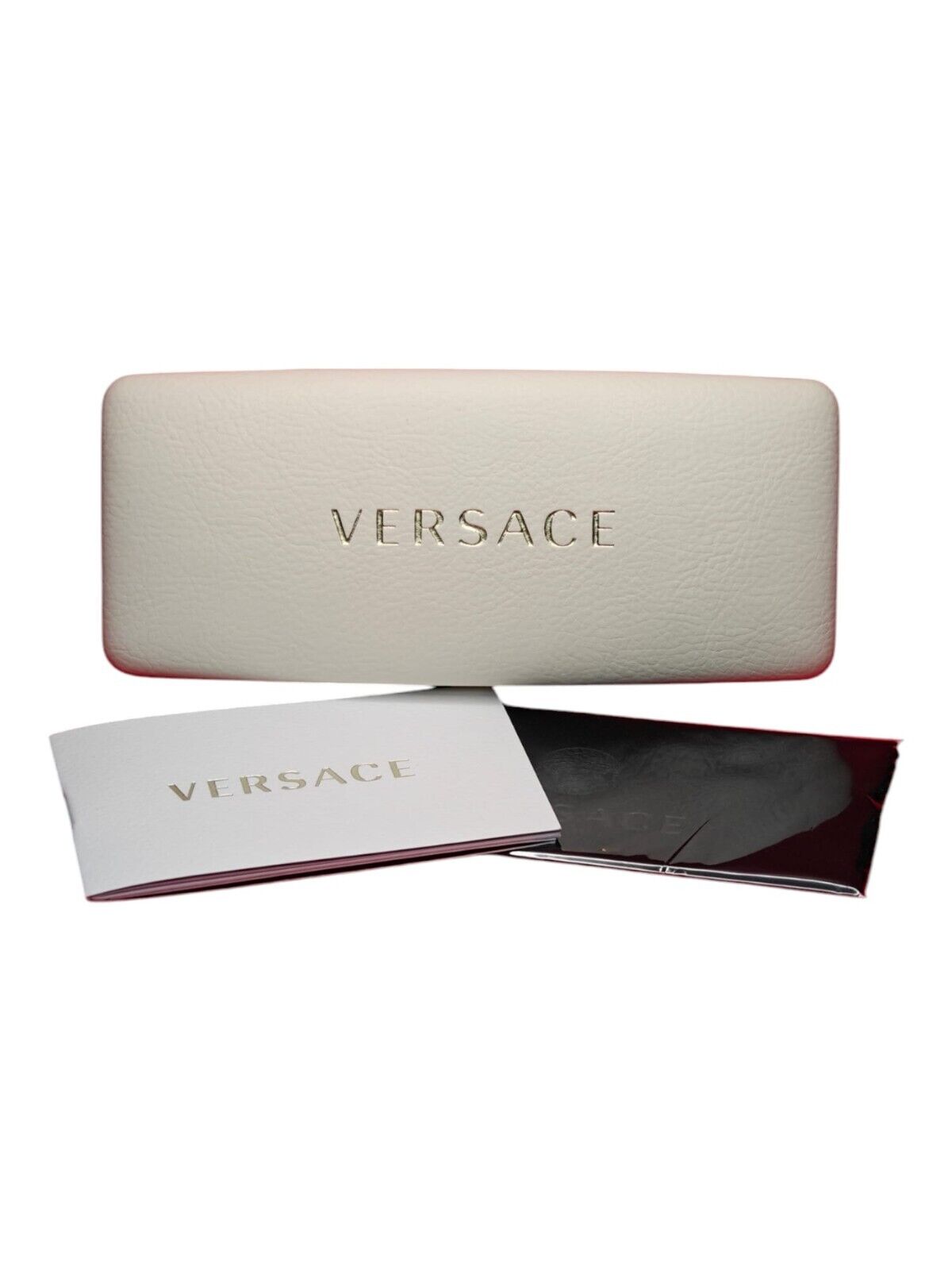 Versace White Eyewear Case - Authentic Designer Accessory