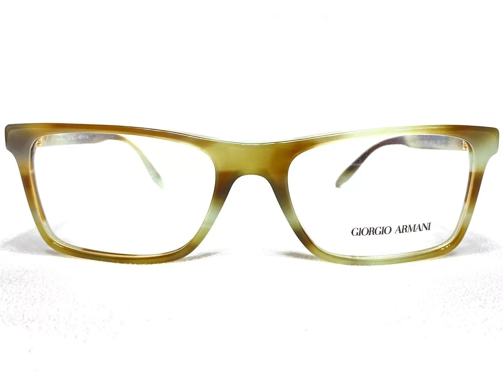 Giorgio Armani AR7163 5708 Mens Striped Green Modern Eyeglasses 53-18-145