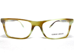 Giorgio Armani AR7163 5708 Mens Striped Green Modern Eyeglasses 53-18-145