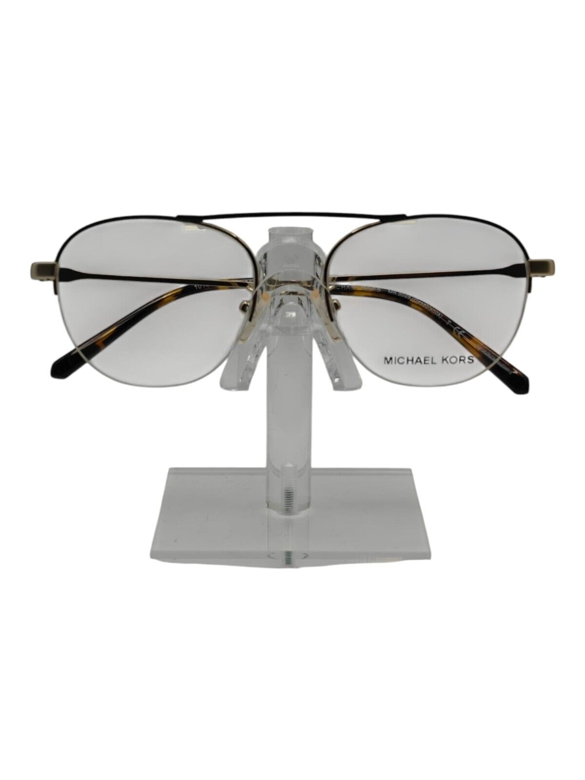 MICHAEL KORS MK3028 1014 Shiny Pale Gold Demo Lens 51 mm Women's Eyeglasses