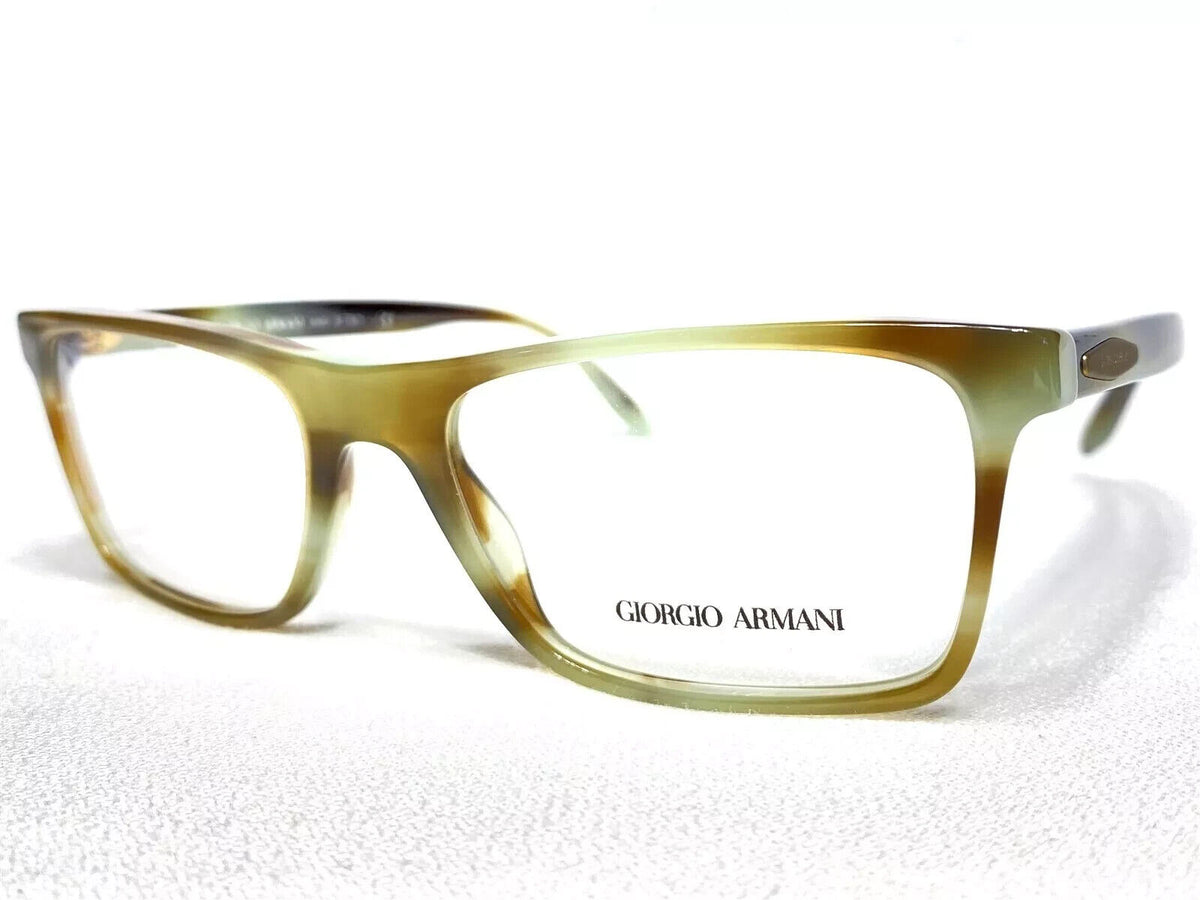 Giorgio Armani AR7163 5708 Mens Striped Green Modern Eyeglasses 53-18-145